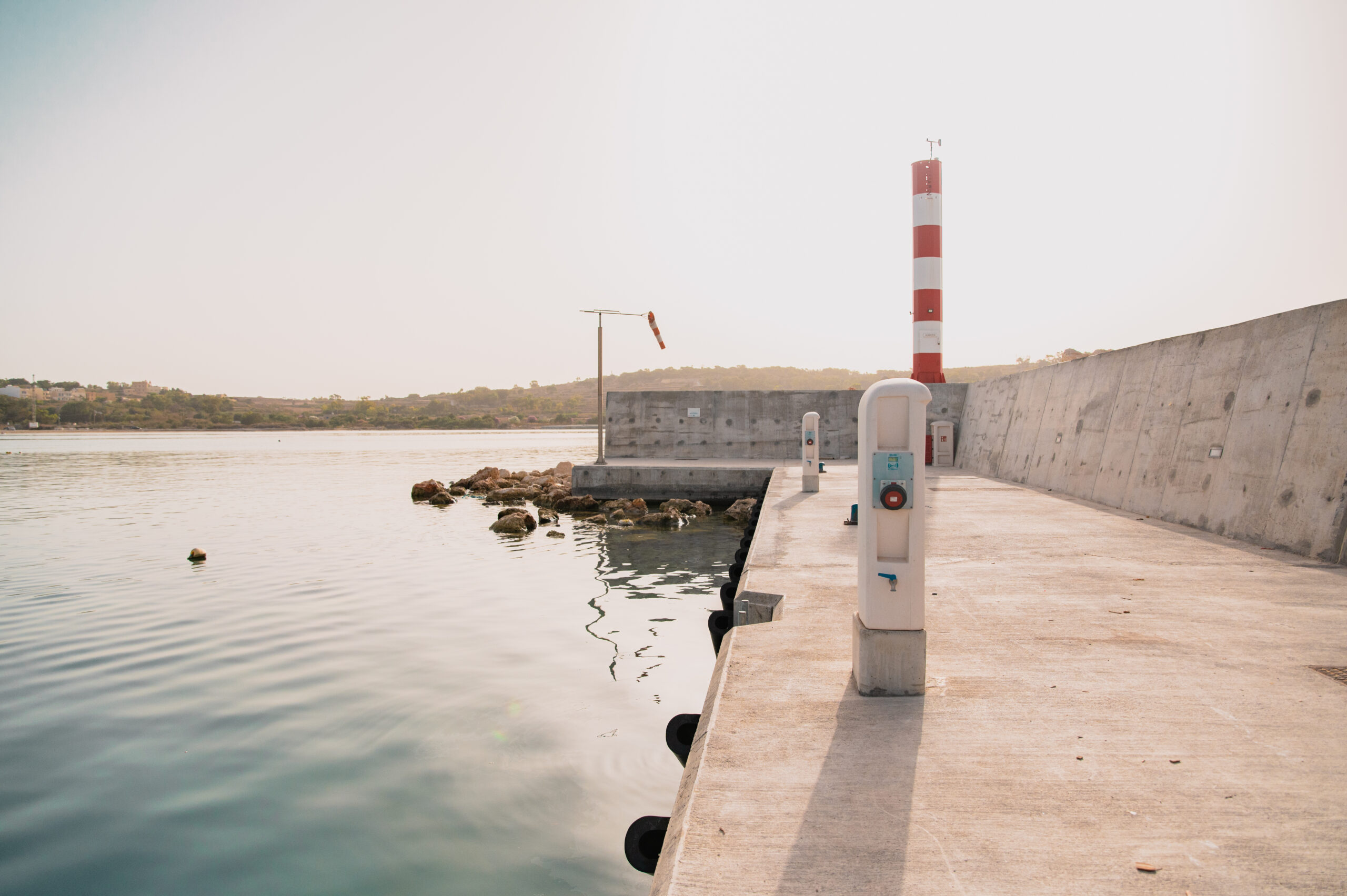 Construction of a breakwater