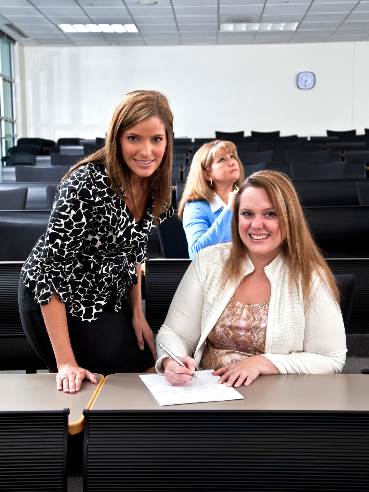 Adult education learner and staff.